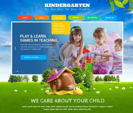 Kids Land WordPress Template