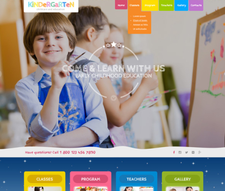 Kids Land WordPress