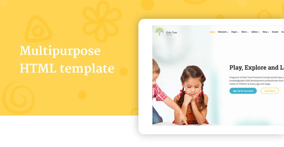 Preschool Bootstrap5 Template