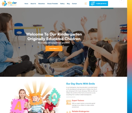 Kinder - Kindergarten & Child Care WordPress Theme