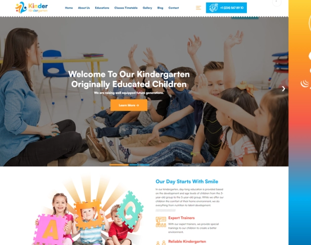 Kinder - Kindergarten & Child Care WordPress Theme