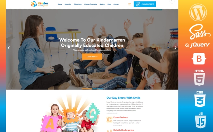 Kinder - Kindergarten & Child Care WordPress Theme