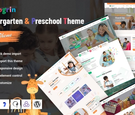 Gogrin-Kindergarten WordPress Theme