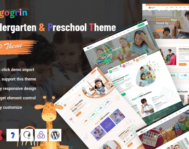 Gogrin-Kindergarten WordPress Theme