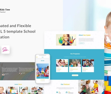 Kids Tree Bootstrap 5 HTML template